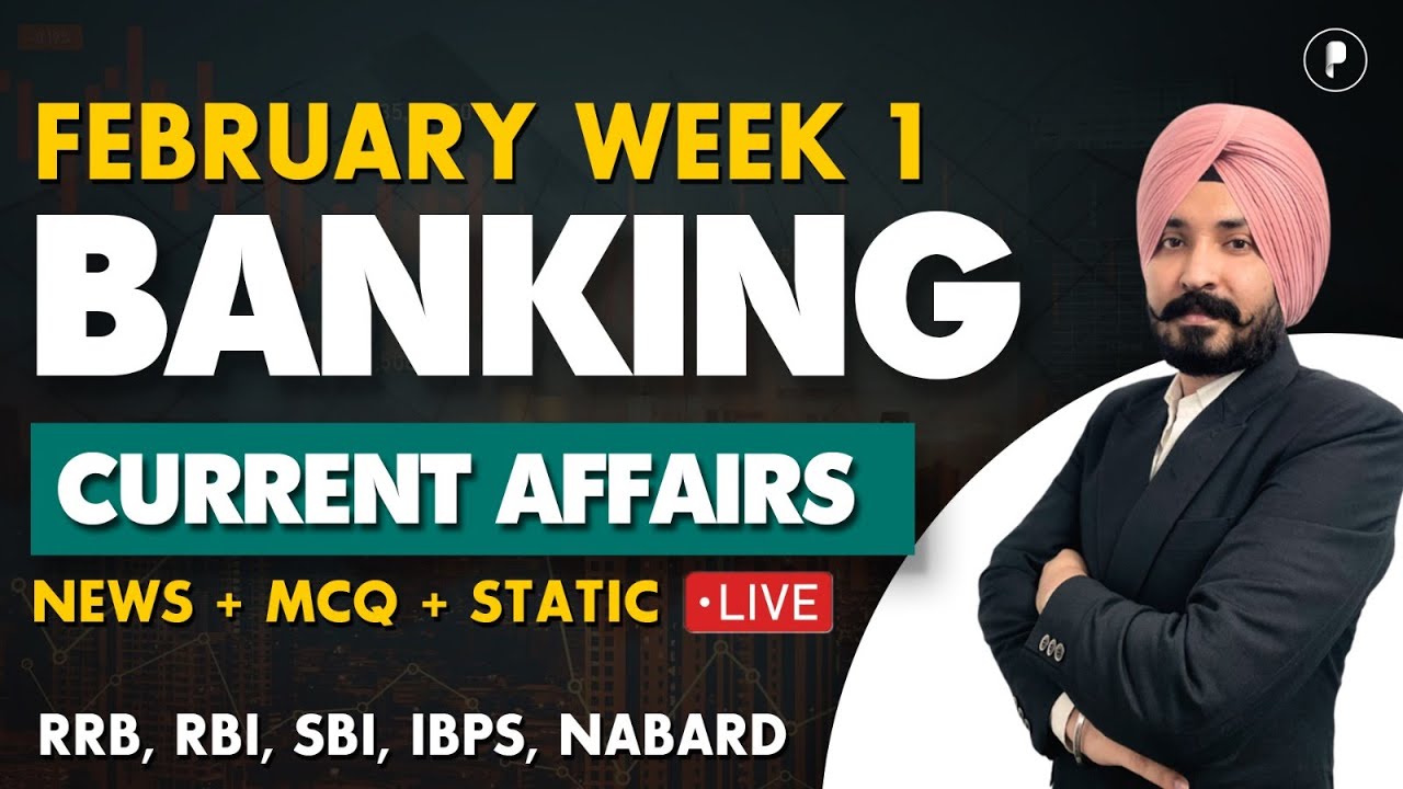 Weekly Banking Current Affairs | February Week 1 | Parcham Classes
