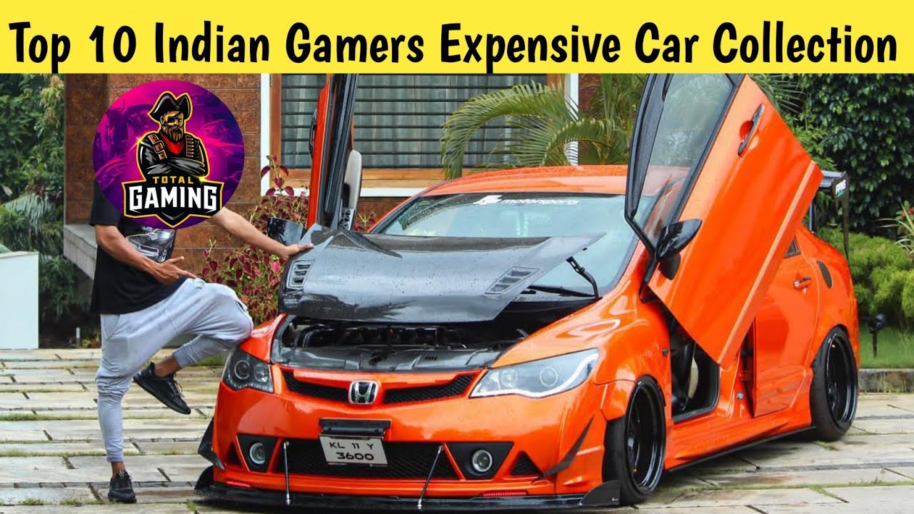 Top 10 Indian Gamers Expensive Car Collection 2021 | Total Gaming, Techno Gamerz, As Gaming, Mortal