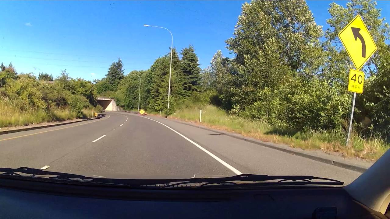 Driving in Everett Washington.  Camera Test