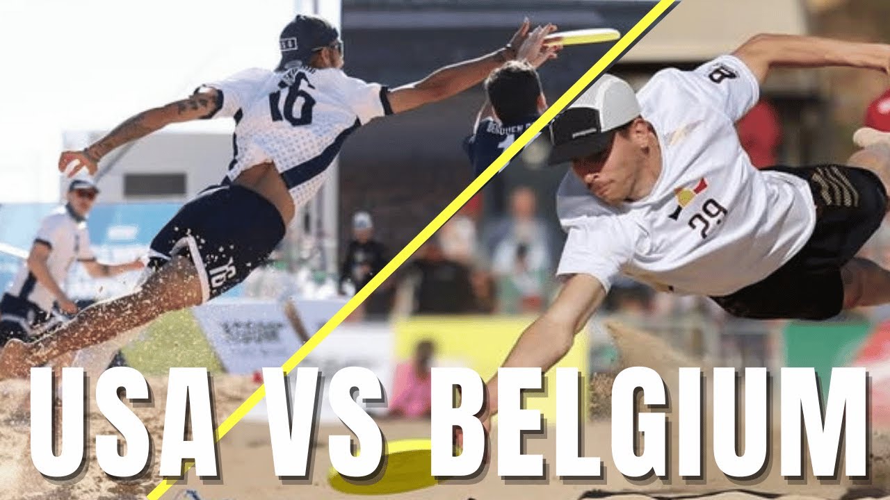 THE WORLD CHAMPIONSHIP OF BEACH FRISBEE | USA VS BELGIUM
