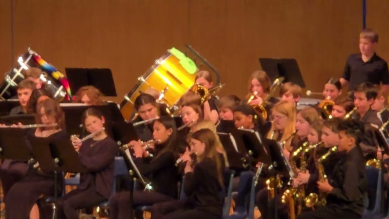 Saline MS 6th grade Bands B/D perform Dragon Lord by R. D. Standridge. 2-12-2026