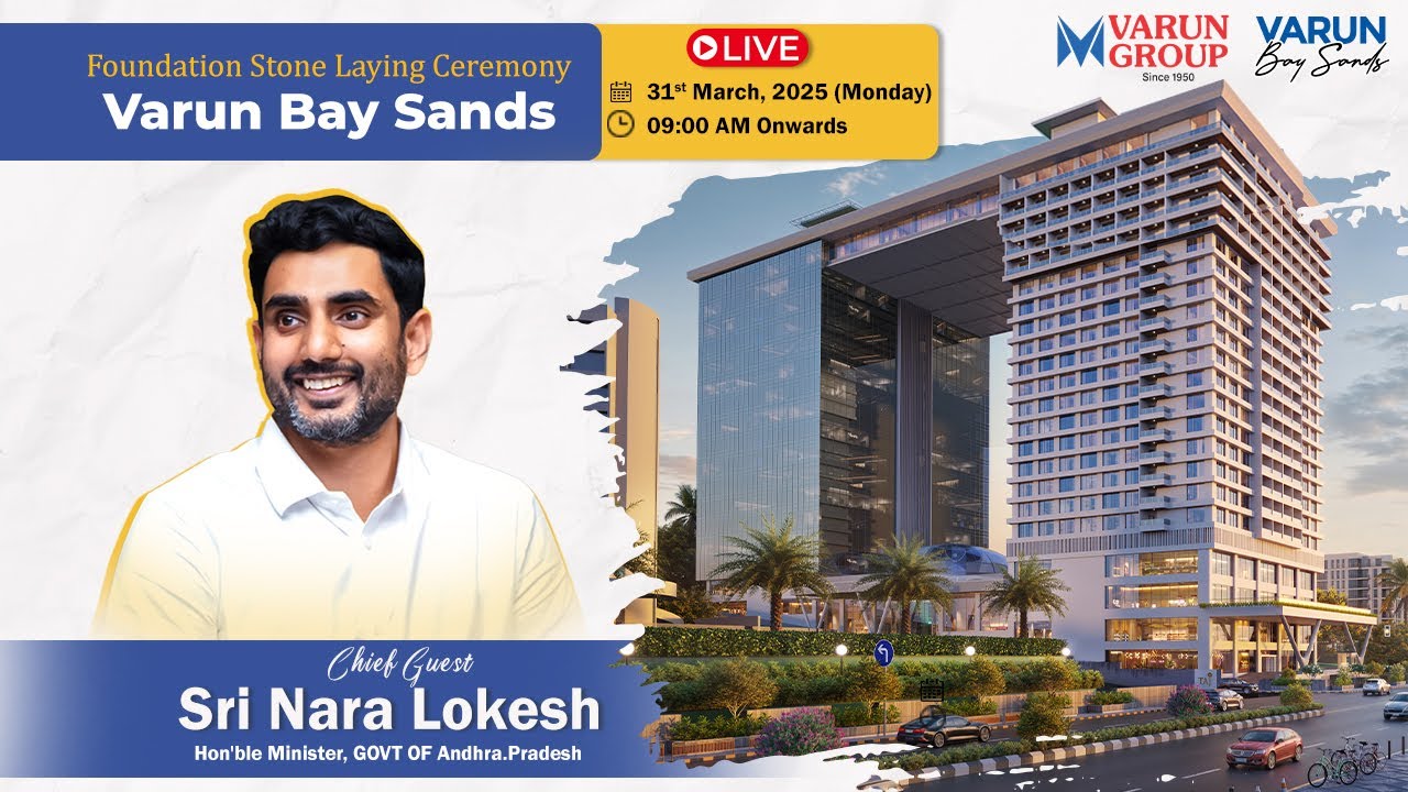 Varun Bay Sands – Foundation Stone Laying Ceremony  | A Historic Moment!