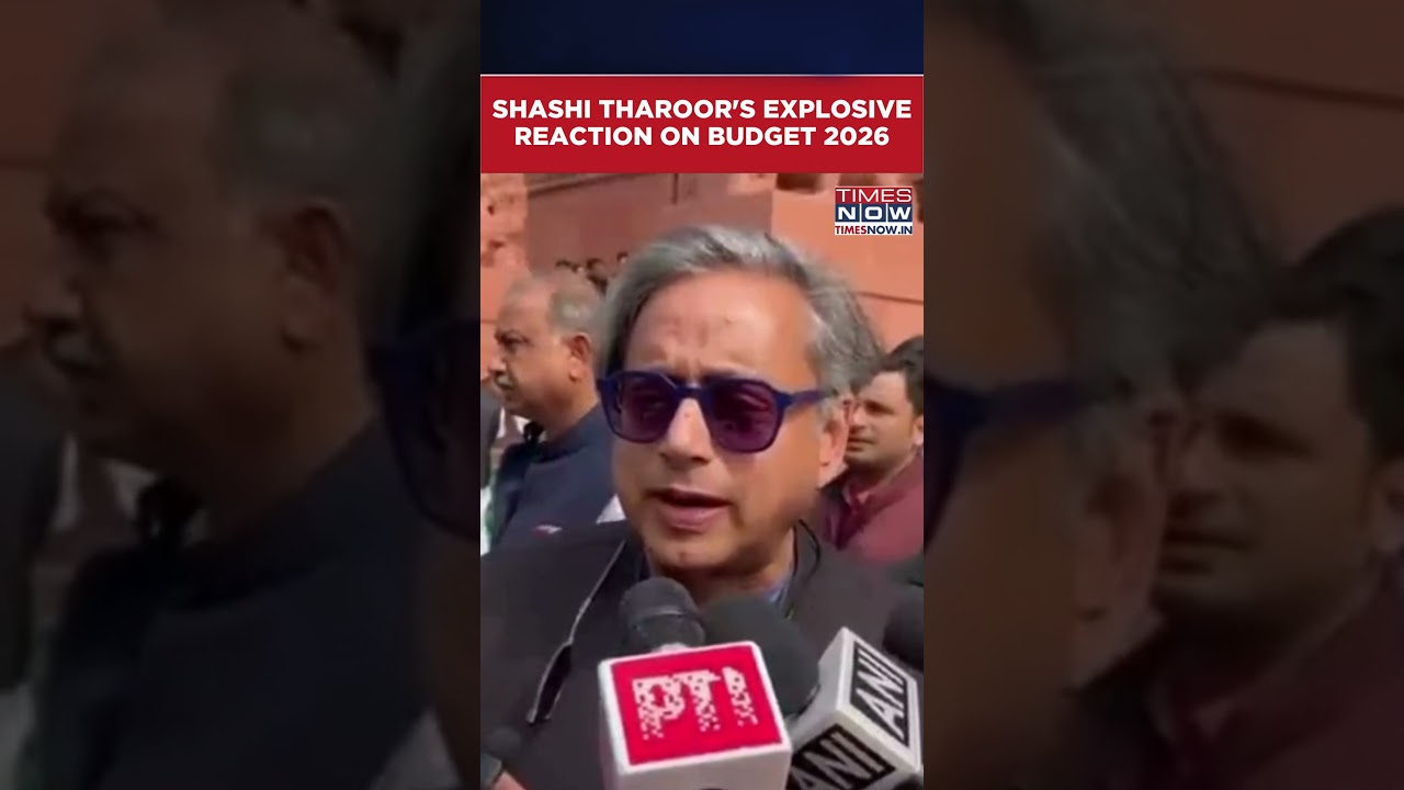Shashi Tharoor's Explosive Reaction On 2026 Union Budget, Kerala Congress MP Says... #shorts