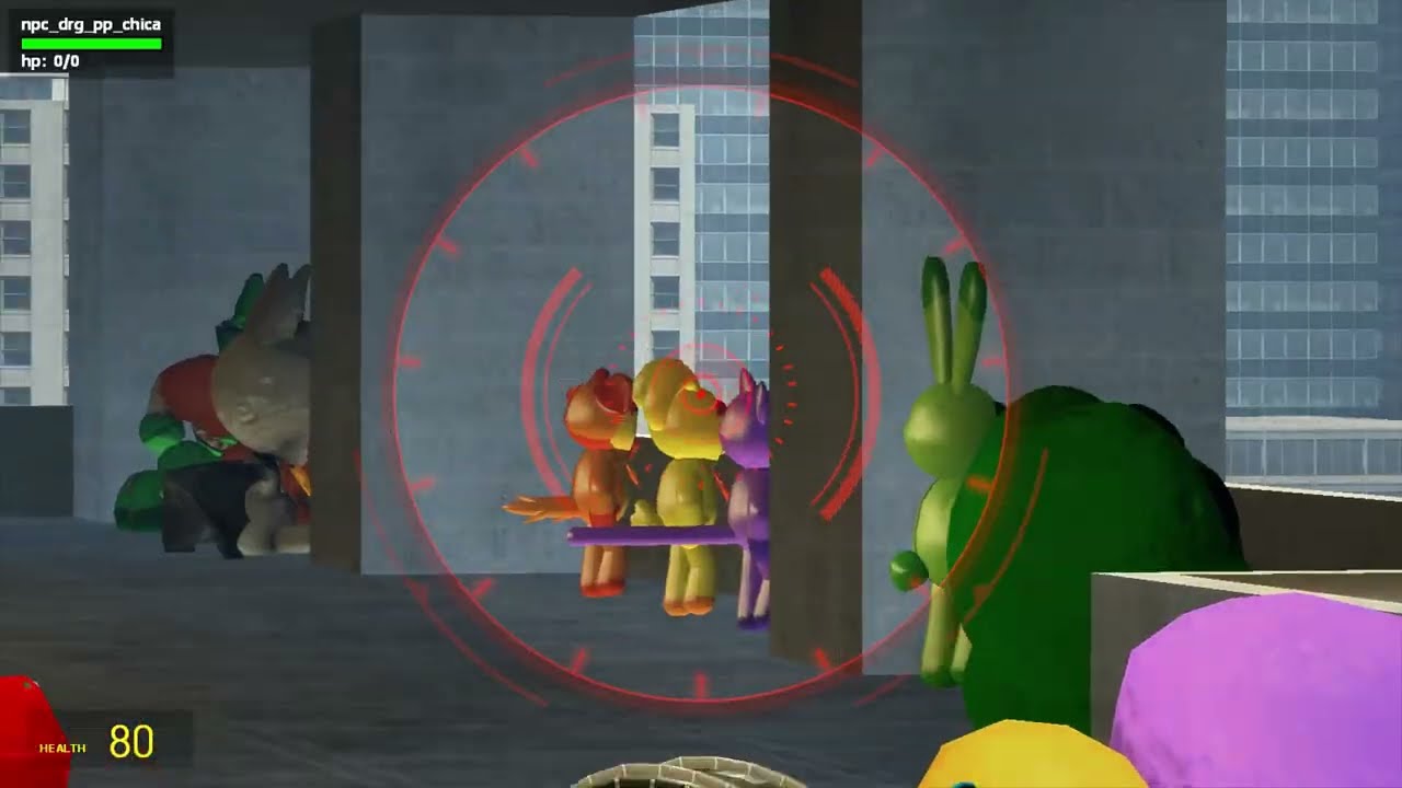 SCARY WUGGY HUGGY FROM POPPY PLAYTIME STARTS LOOKING FOR FOOD IN THE CITY | GARRY'S MOD