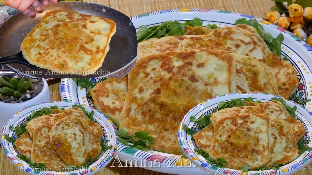 مسمن للمبتدئات معمربحشوة لذيذة كايجي مورق و مقرمش ضروري تجربوه لذيذ جدا Msamen farcis ناجح %100