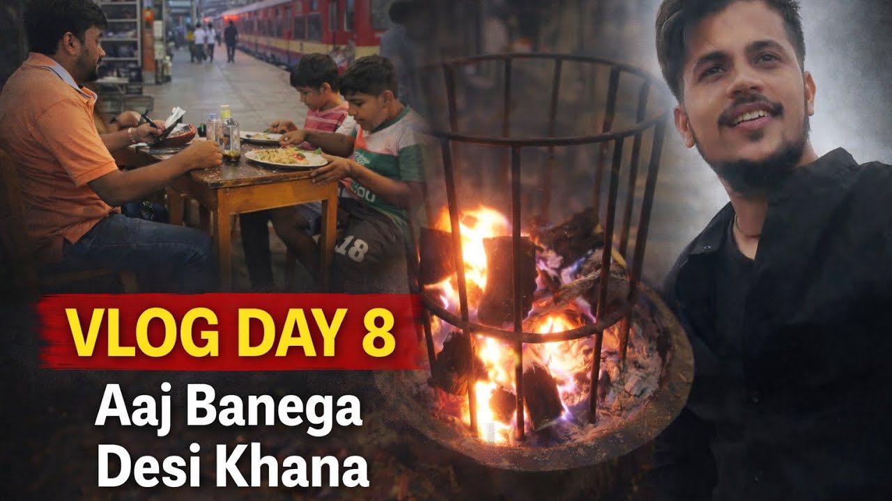 Middle Class Daily Life | Ghar Ka Khana & Station Journey | Day 8 Vlog