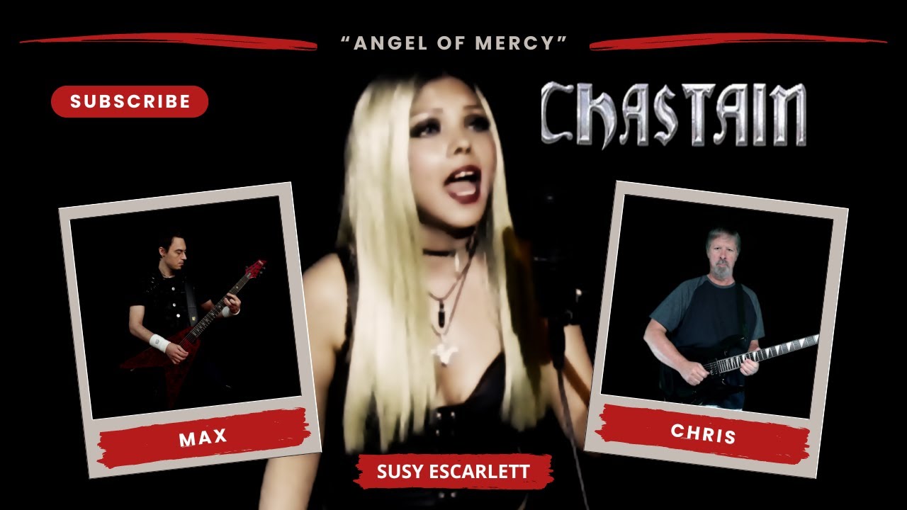 CHASTAIN - Angel Of Mercy (Cover by Max Molodtsov feat. @susyescarlett2254 & @ChrisFossMusic)