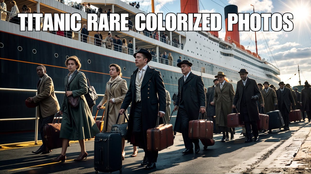Inside the Titanic (1912) - Unseen Colorized Photos