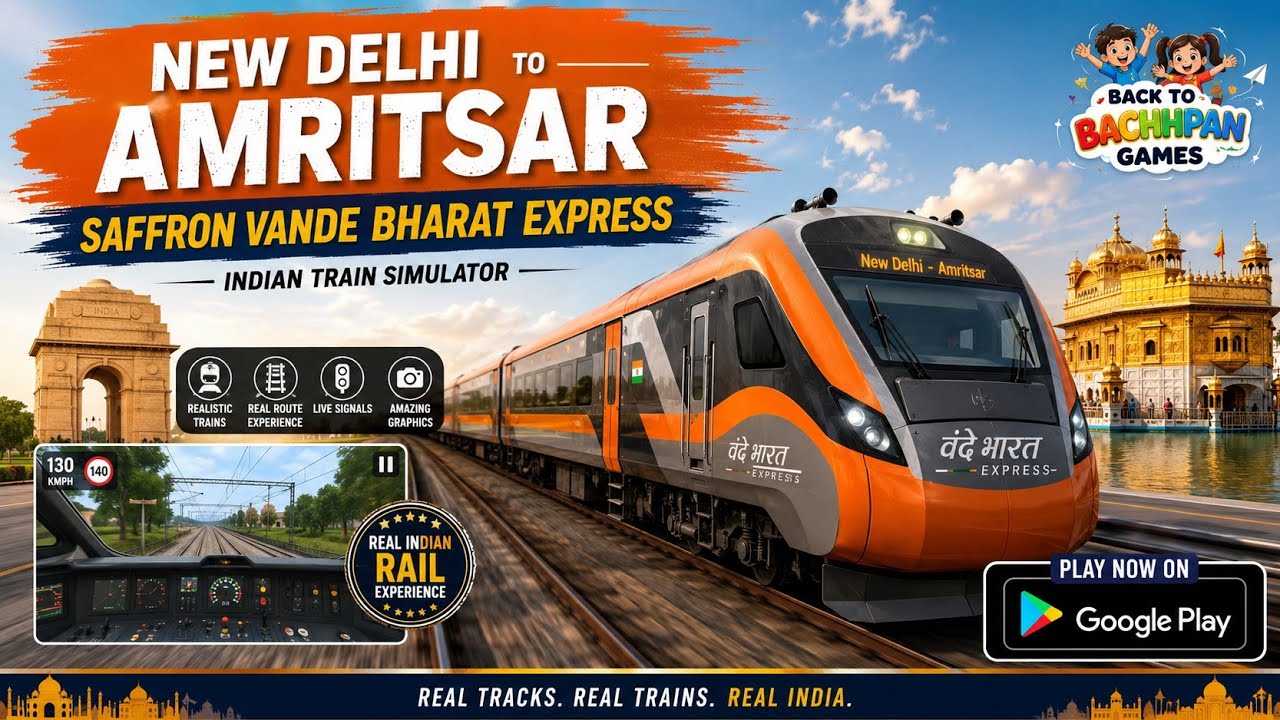 New Delhi to Amritsar by Amrit Vande Bharat Express 