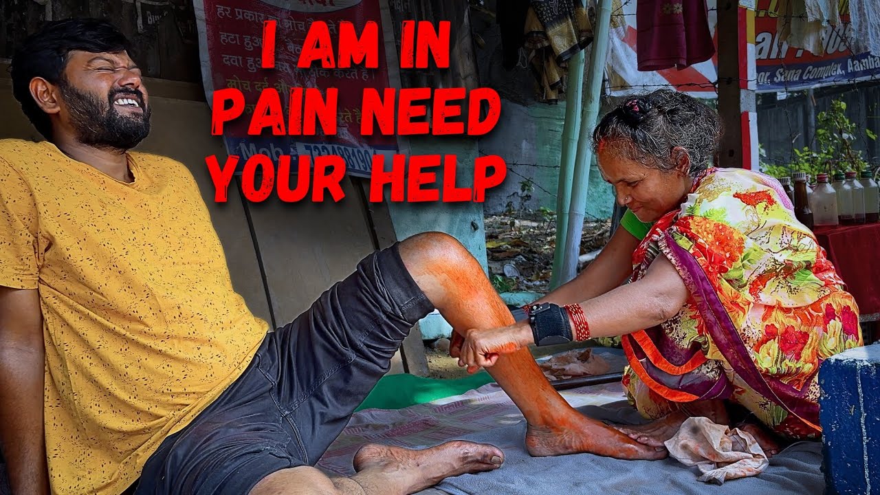 Therapy For Heavy Pain in Calf Muscle! Laal Didi Massage with old Technique - ASMR
