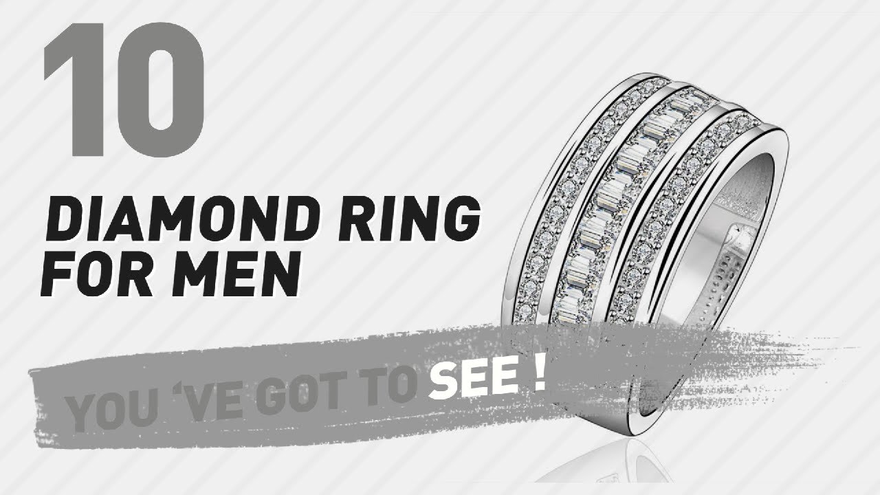 Diamond Ring For Men Top 10 Collection // UK New & Popular 2017