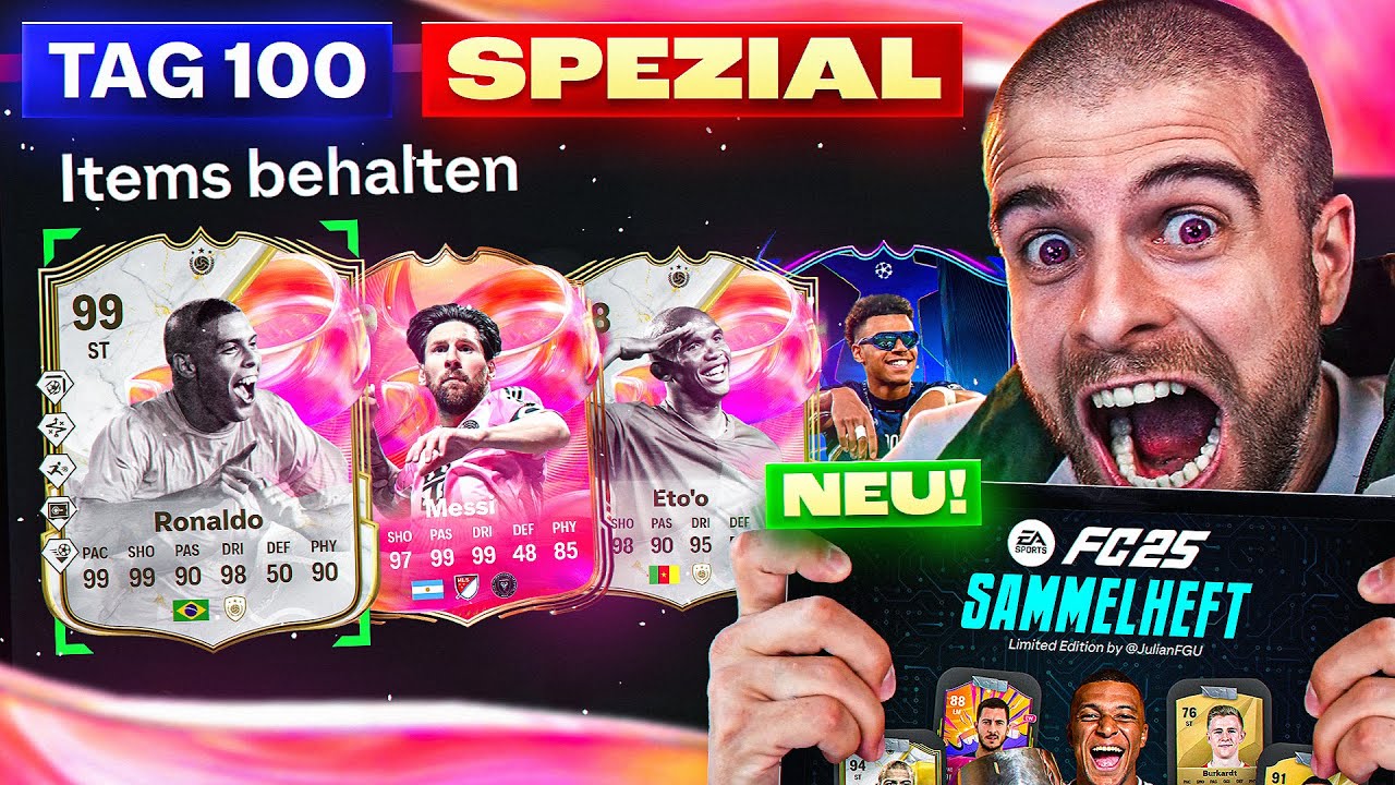 TAG 100 (XXL) 🥳💯 Kann ich ALLE KARTEN SAMMELN in EA FC 25?! 🥼🧪