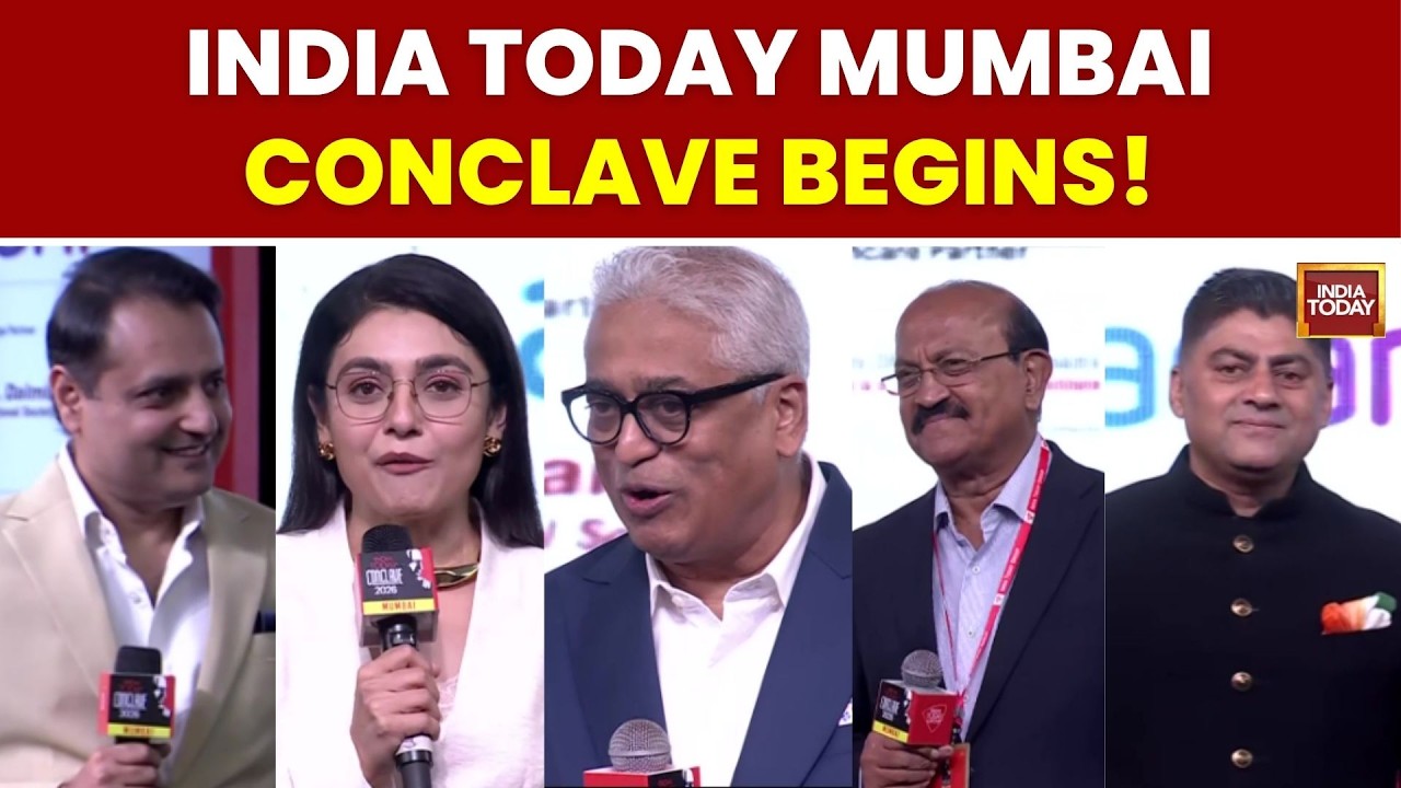 India Today Conclave Mumbai 2026: Политика, спорт, безопасность и развлечения | India Today