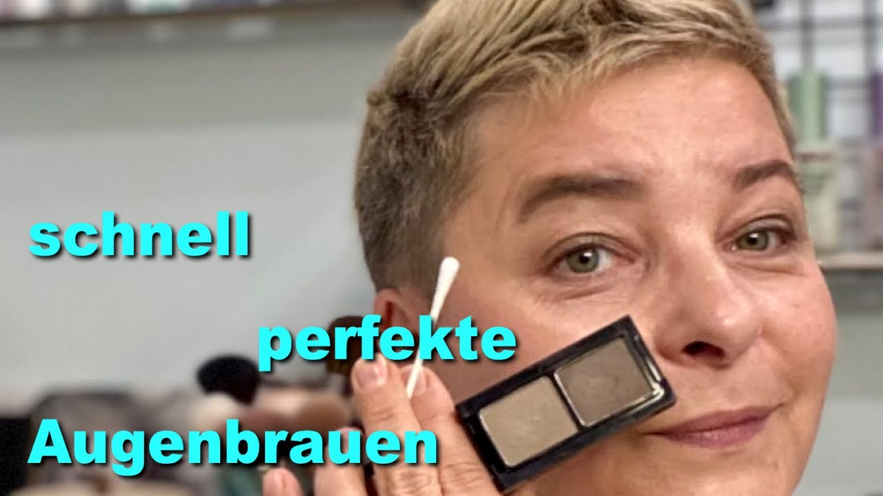 schnell perfekte Augenbrauen | der beste Hack EVER
