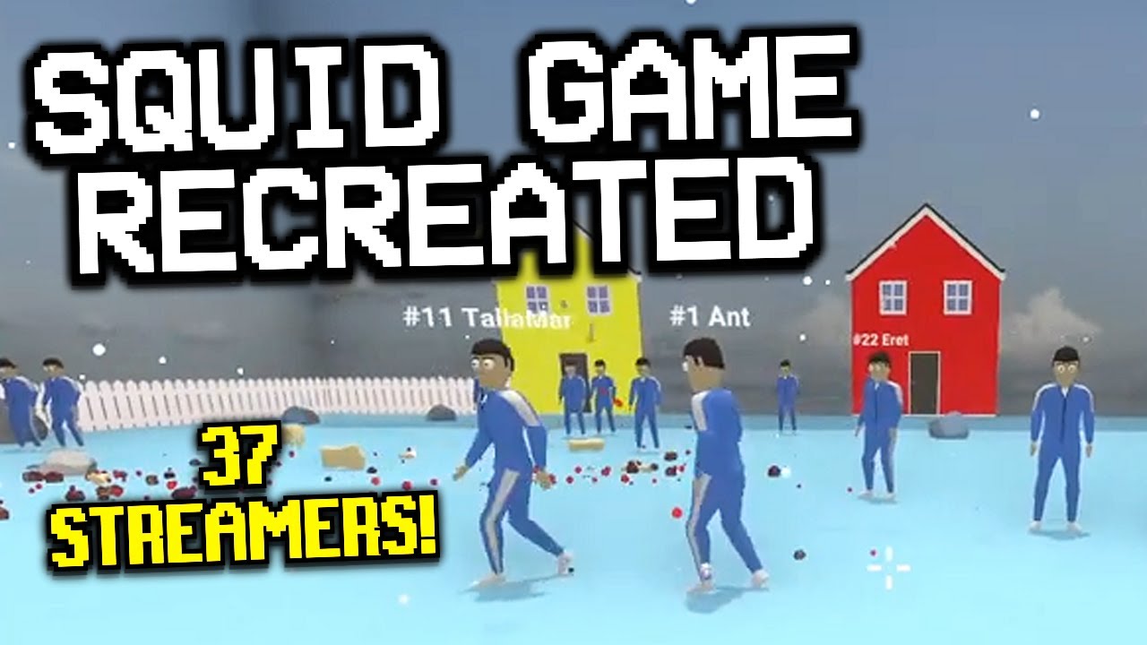 Мы воссоздали ИГРУ «КАЛЬМАР» с 37 РАЗНЫМИ СТРИМЕРАМИ! (Игра «Краб»)