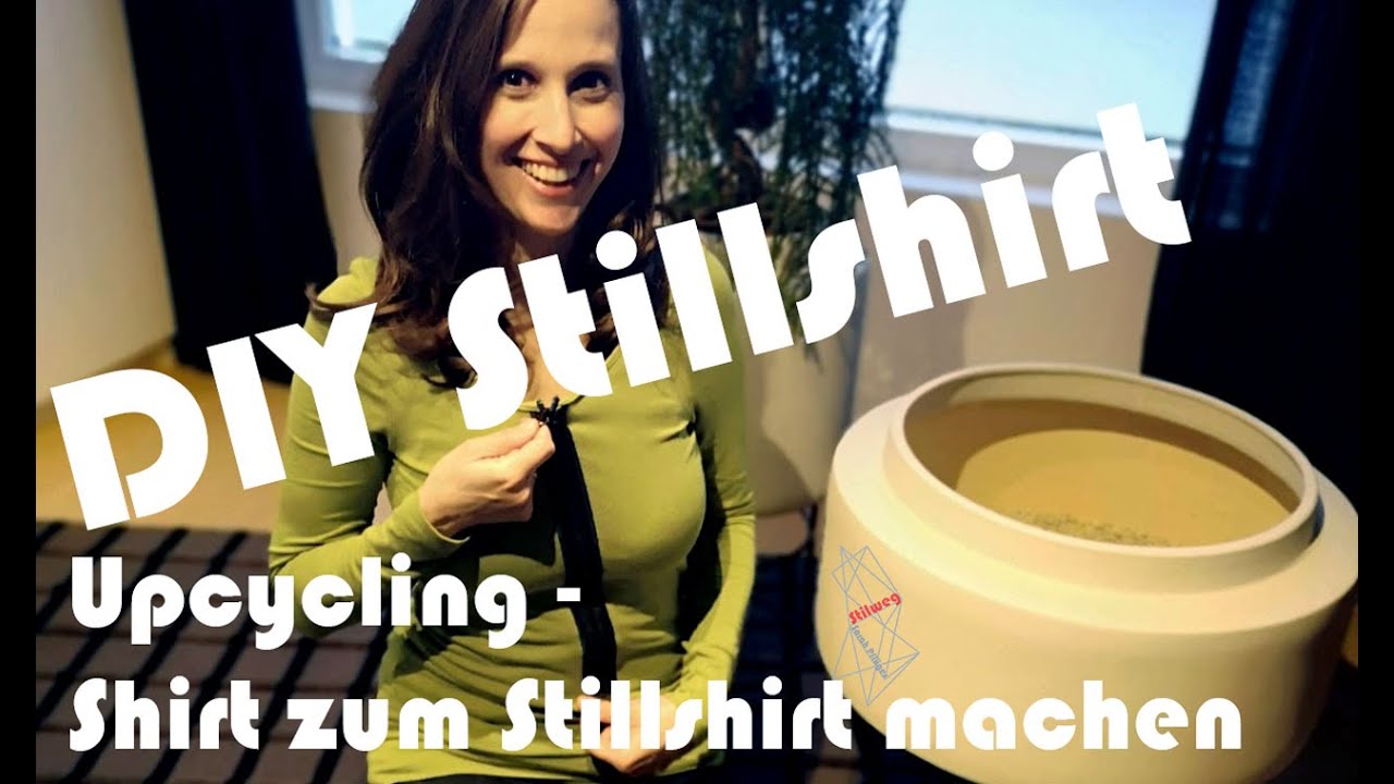 DIY Stillshirt n&auml;hen &ndash; Oberteil zum Stillen umfunktionieren - upcycling