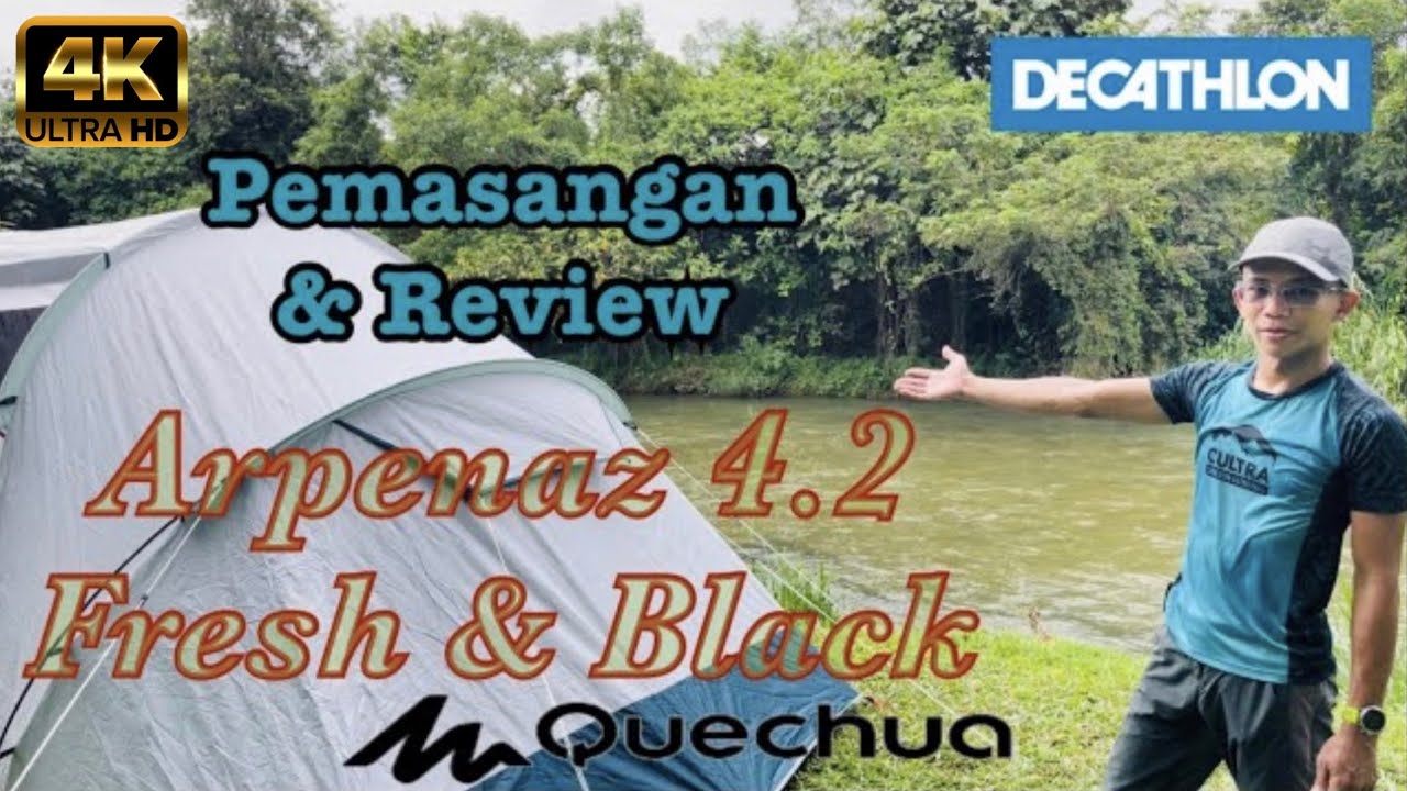 HAH?! ZAHIN PASANG & REVIEW KHEMAH? || Arpenaz 4.2 F&B