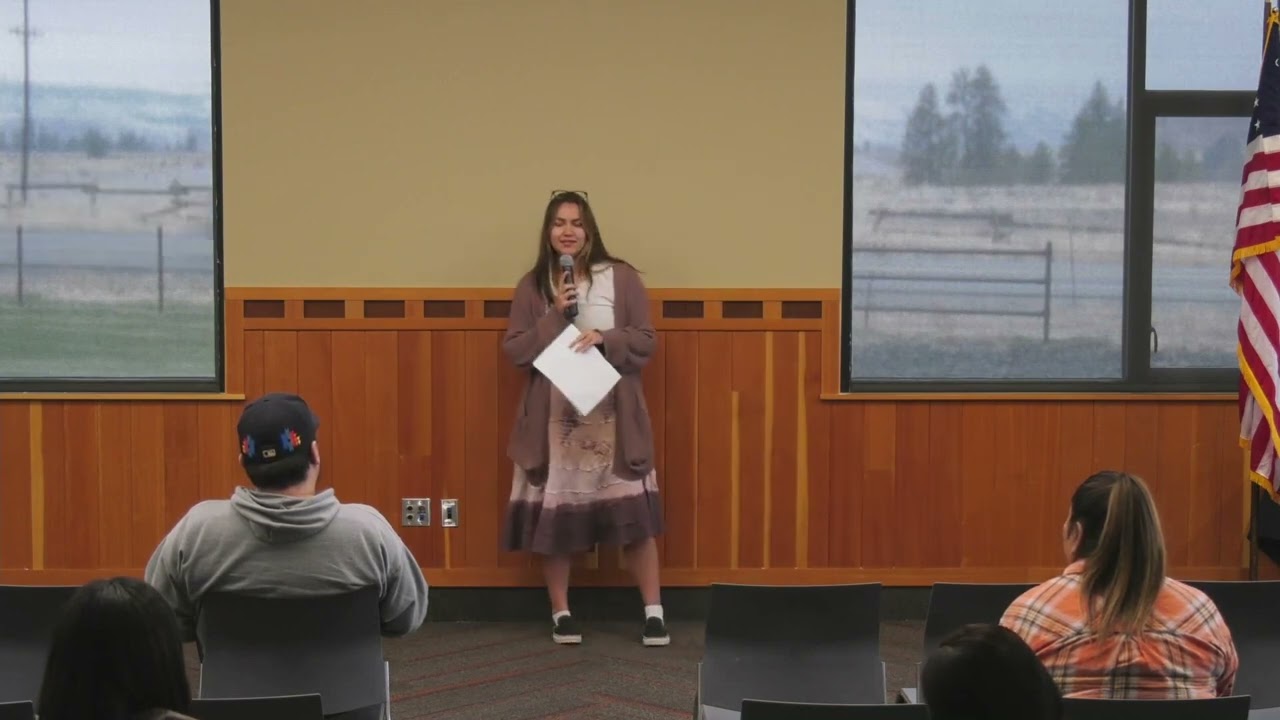 Colville Tribes, Lecture Series, Penelope Antoine