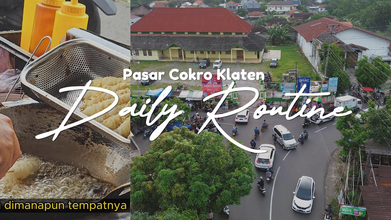 Pasar Cokro Klaten -  Vlog ngabuburit pas mudik