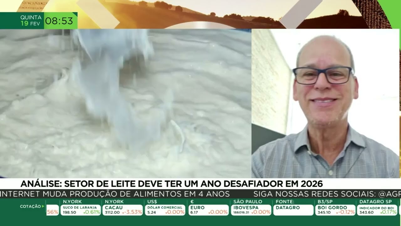 Análise: Setor de leite deve ter um ano desafiador em 2026