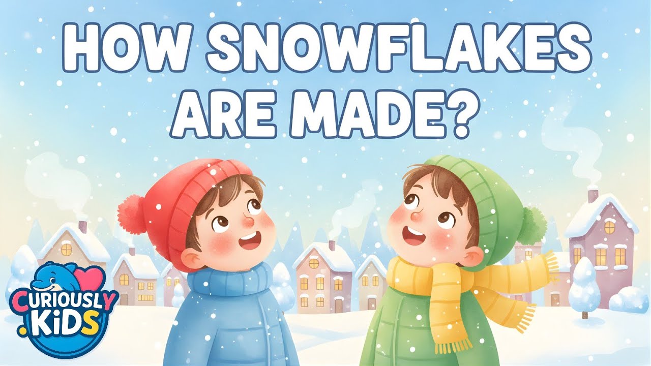 How Snowflakes Are Made | Science for Kids | Curiously Kids