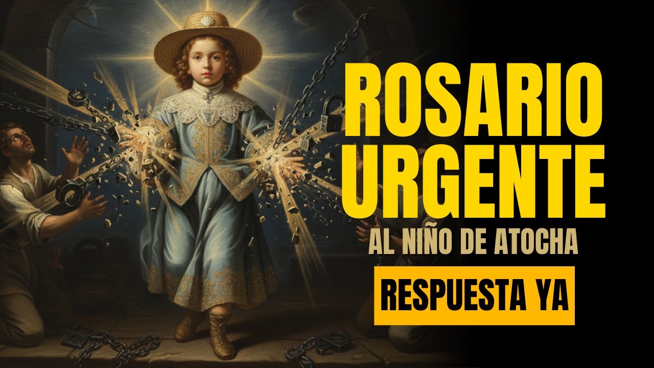 Rosario de EMERGENCIA al Santo Niño de Atocha 🔥 | Cuando TODO Parece Perdido | Respuesta YA
