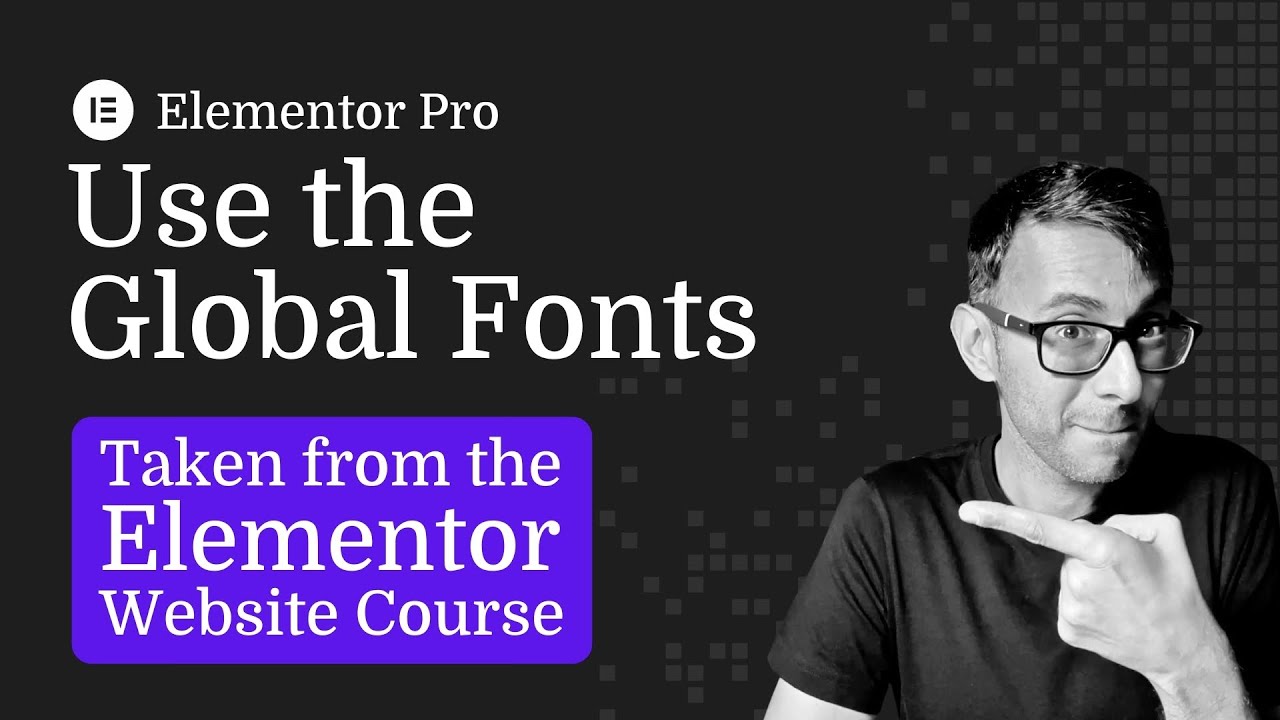 Elementor Global Fonts