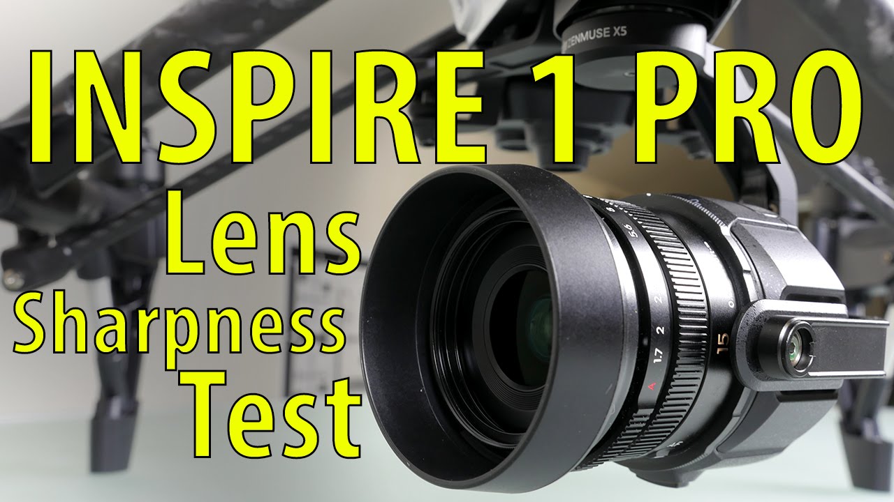 DJI 15MM f1.7 Stock Inspire Pro Lens - Sharpness Test