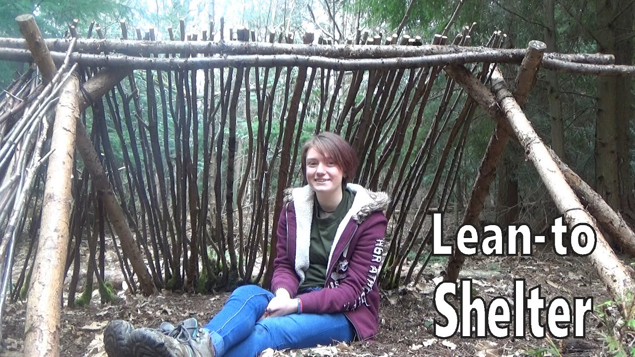 Lean-To Bushcraft Survival Shelter