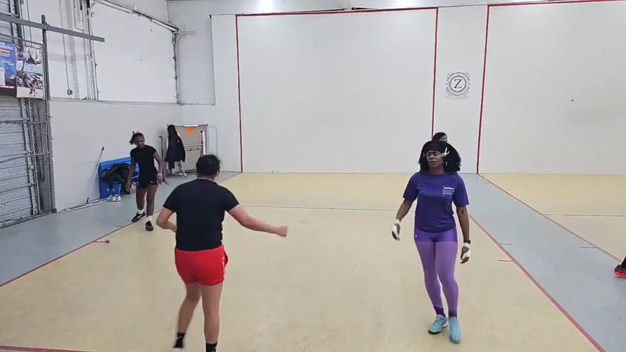 Zerega - Michelle & Shena vs Elaina & Kennedi - Ladies Doubles Handball Filmed By Shena - 2.13.2026