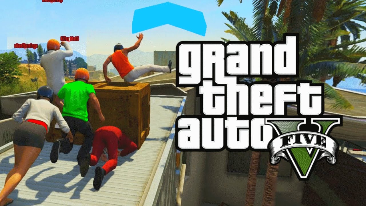 MUCH PEOPLE! VERY PARKOUR! (GTA 5 Funny Moments)