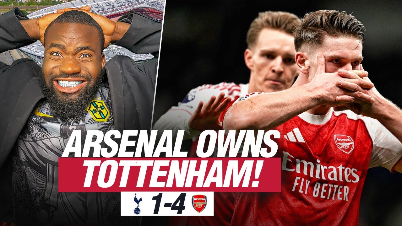 Arsenal Destroys Tottenham 4-1, North London is Red... STATEMENT WIN!
