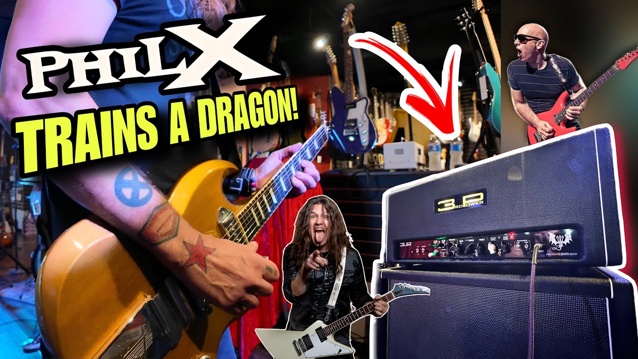 ‼️Phil X try’s out Joe Satriani’s 3rd Power DRAGON 100 amp for the first time! 🤯🎸 | Nashville 6/5/24