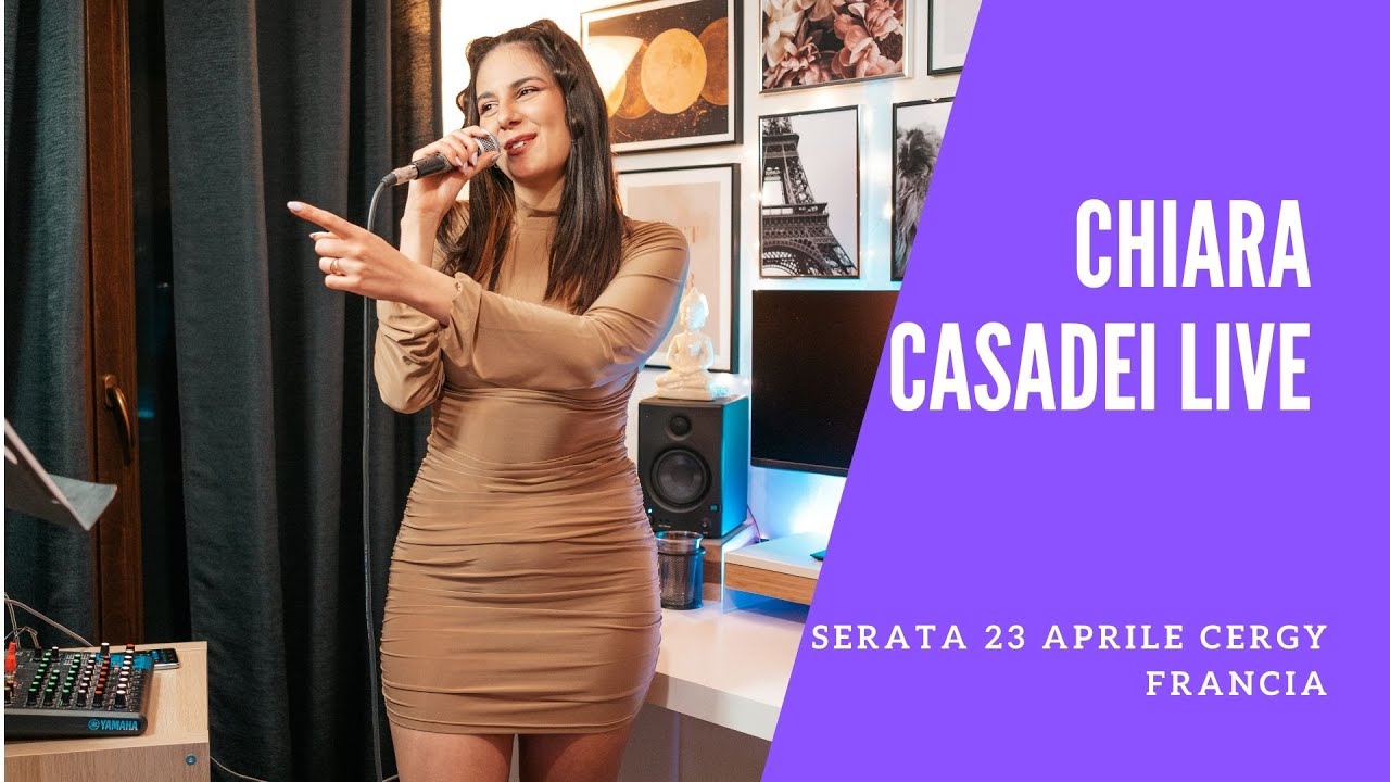 Concerto STREAMING🎤 per Italia Restaurant in Cergy, Francia | CHIARA CASADEI - PARTE 2