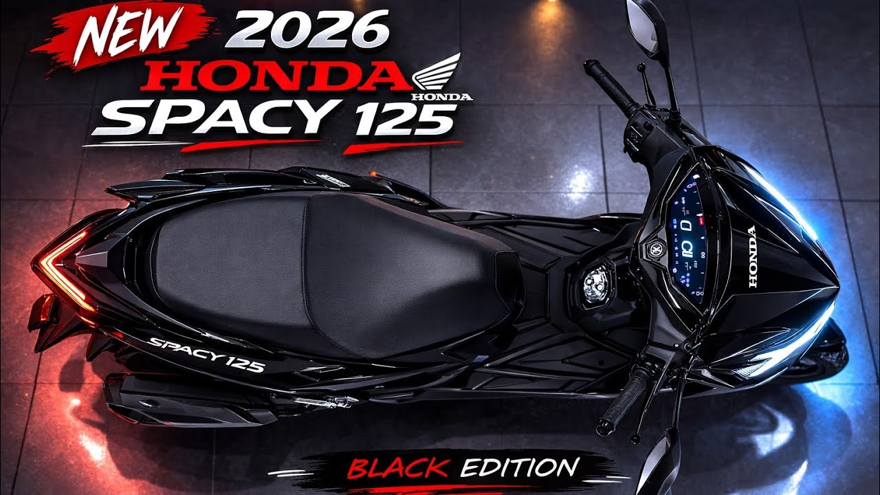 🔥 ALL NEW 2026 HONDA SPACY 125 BLACK EDITION – FULL REVIEW & FIRST LOOK! 🔥