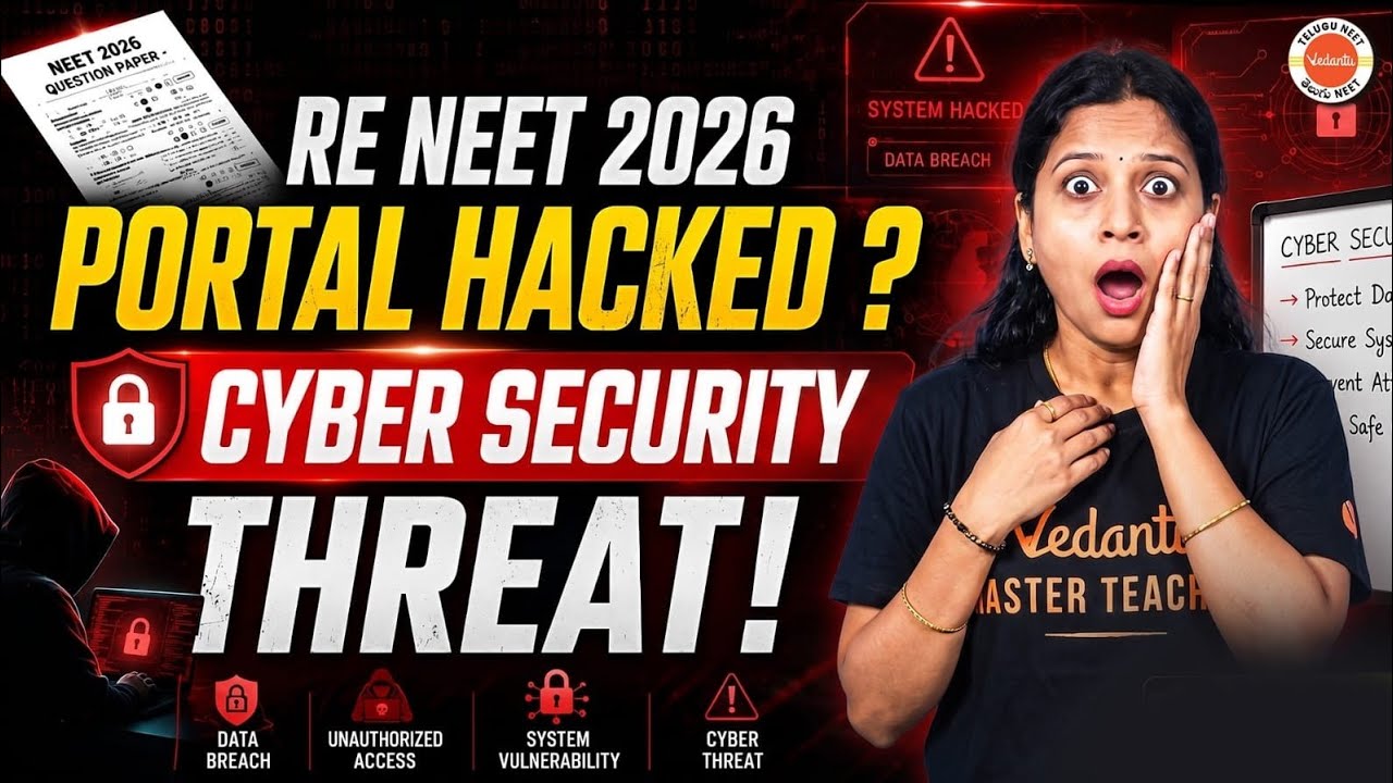 RE-NEET 2026 Portal Hacked? 😱 | Cyber Security Threat Explained | What Every NEET Aspirant Must Know