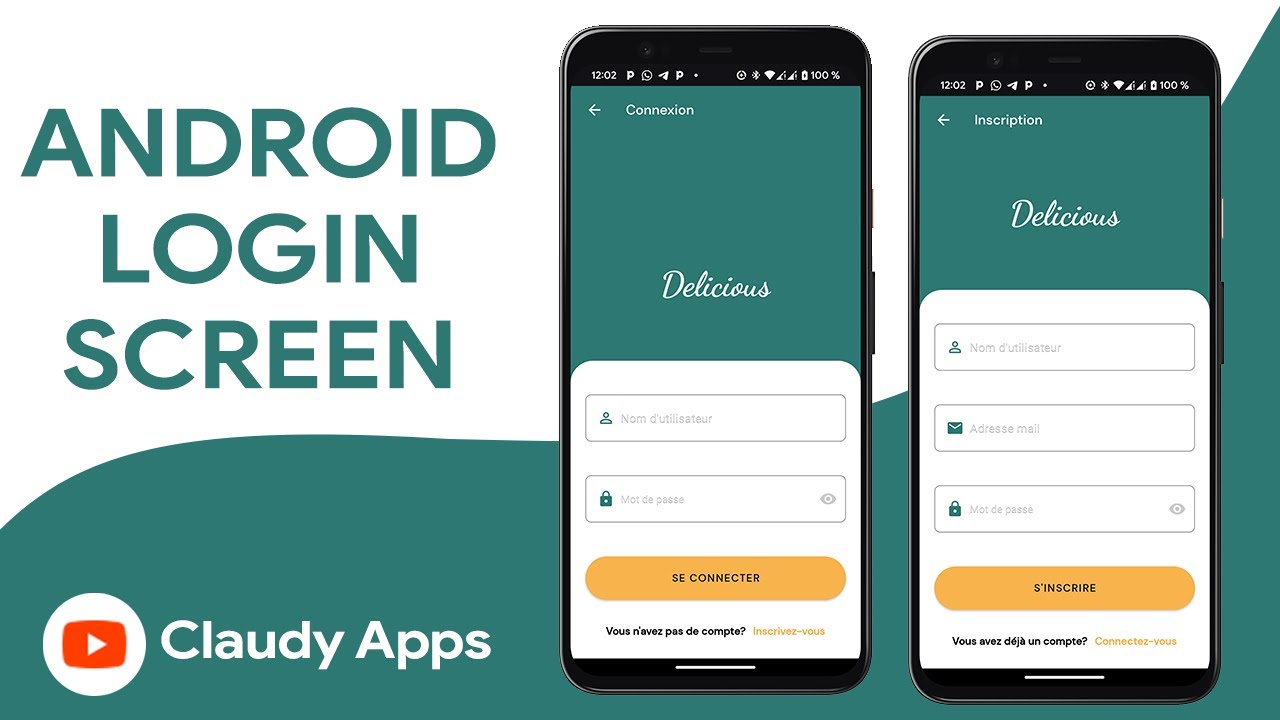 Tutoriel Android Studio | Interface de Connexion et d'Inscription PARTIE I