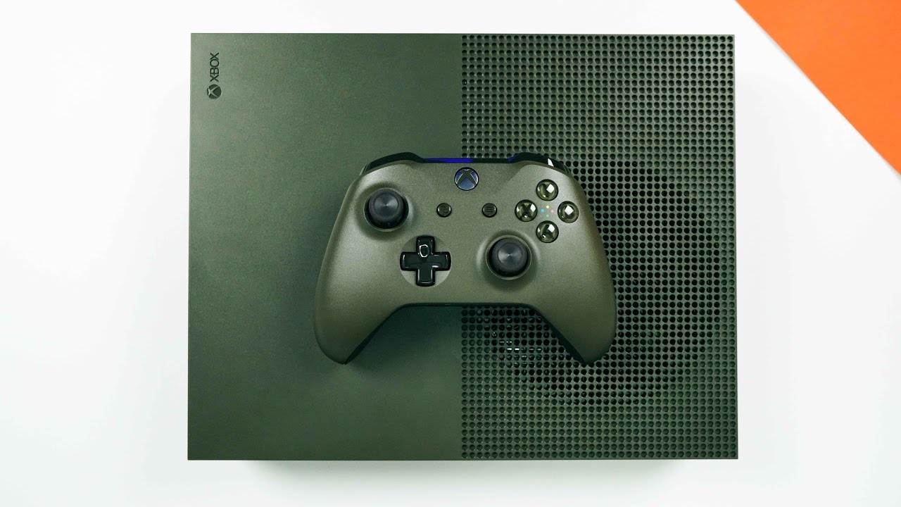 An ARMY Xbox One S?  - Battlefield 1 Xbox One S UNBOXING