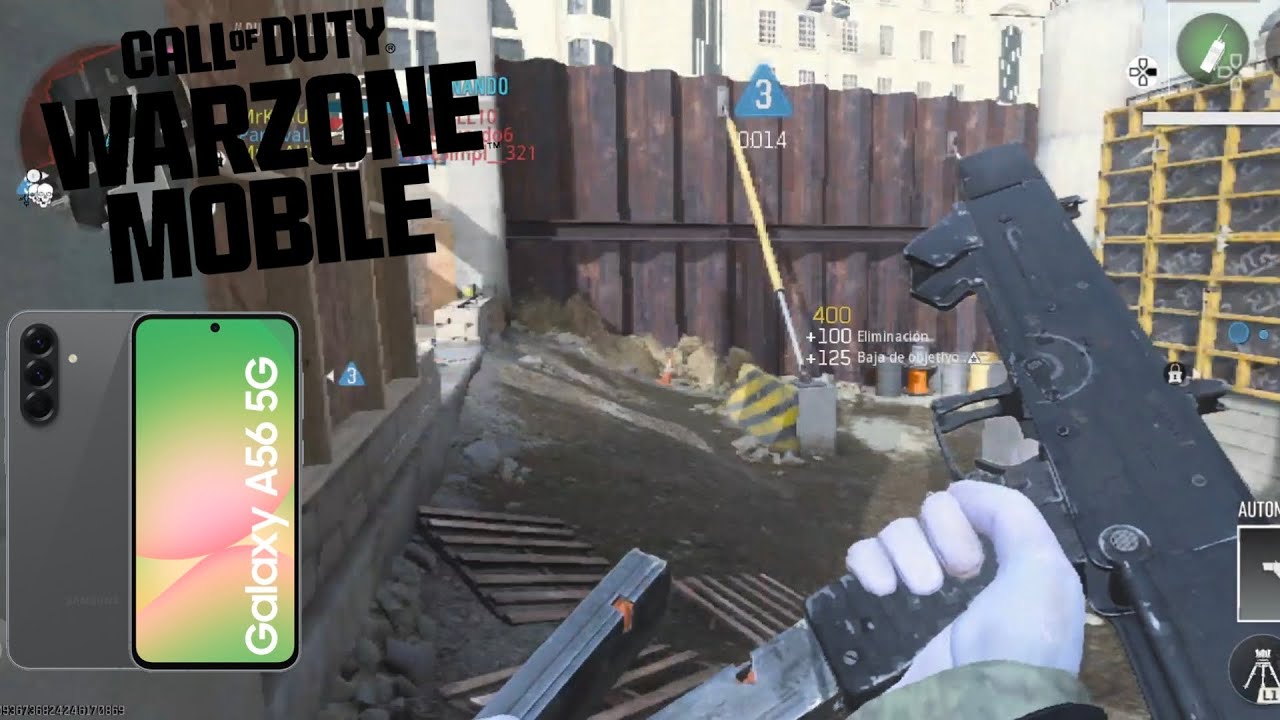 Warzone Mobile : Samsung A56 Multiplayer match