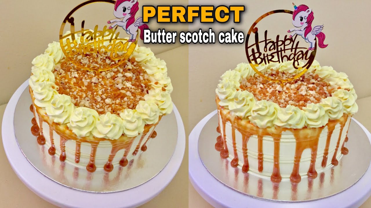 Butterscotch cake recipe without oven ✅| എളുപ്പത്തിൽ ഒരു ബട്ടർസ്കോച്ച്_#caramel_sauce #praline #cake
