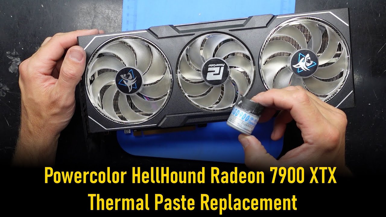 Термопаста для видеокарты Powercolor HellHound Radeon 7900 XTX