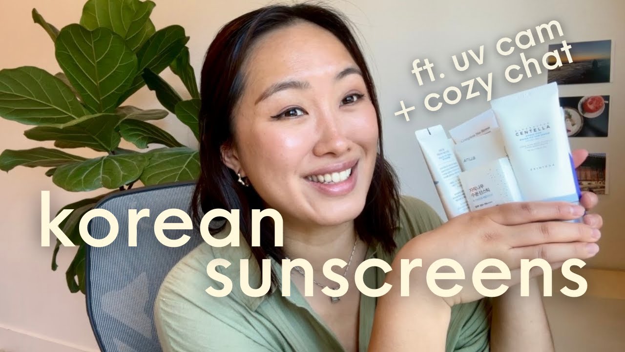 Best Korean Sunscreens For Dry, Sensitive Skin | Cozy Skincare Chat | Testing a UV Camera