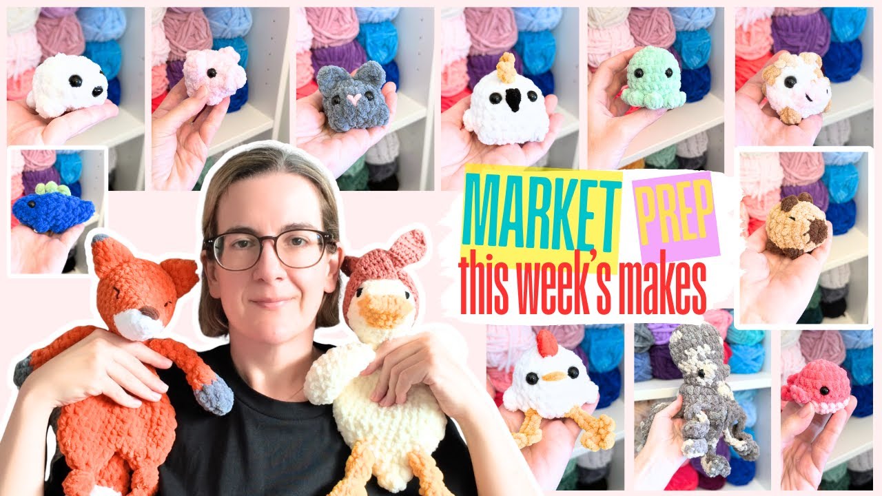 Подготовка к одному из моих самых крупных рынков 2025 года 🧶 Подготовка к рынку вязания крючком 🎀...