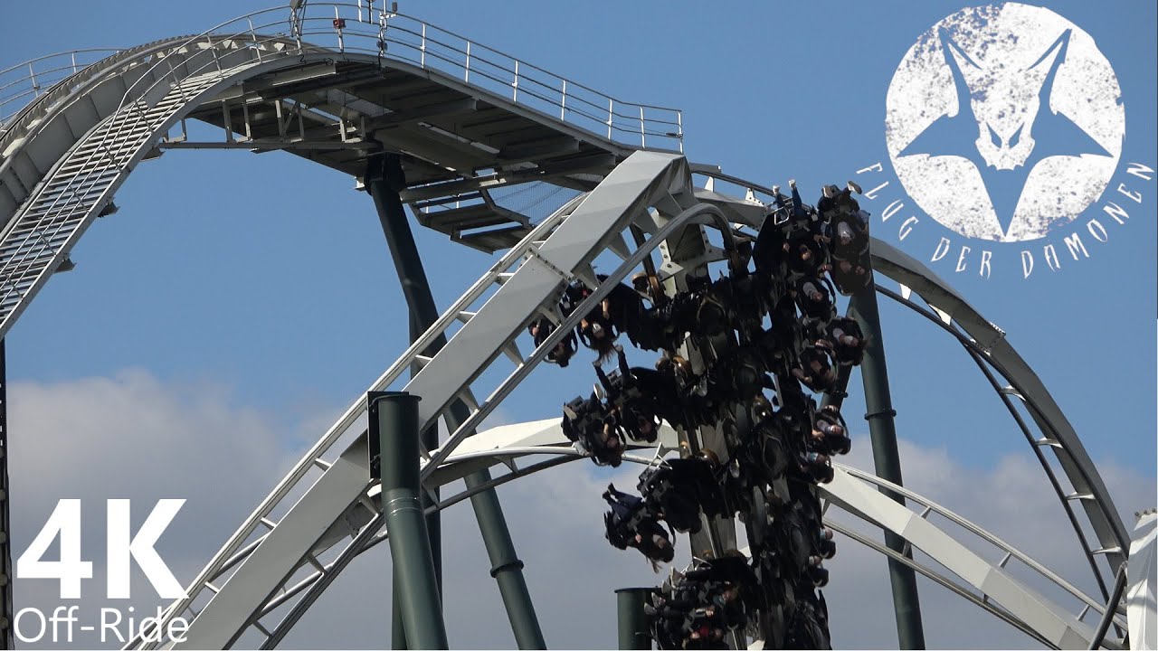Flug der Dämonen - 4K UHD Off-Ride 2021 - Heidepark Soltau - B&M Wing Coaster - Cinematic