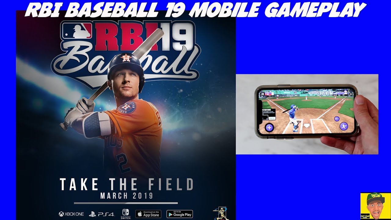 RBI Baseball 19 (iOS mobile) Gameplay