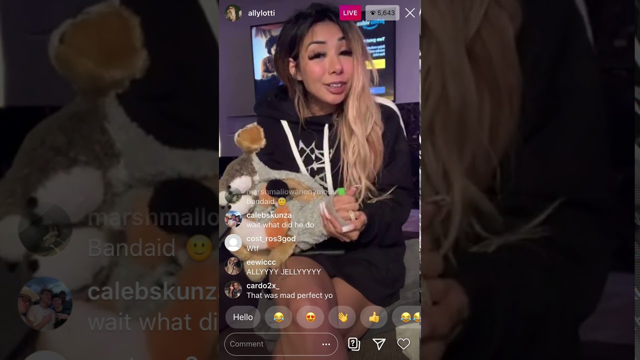 Ally Lotti speaks on Beef between Juice Wrld's Ex Girlfriend (StarFire) !  (Instagram Live)