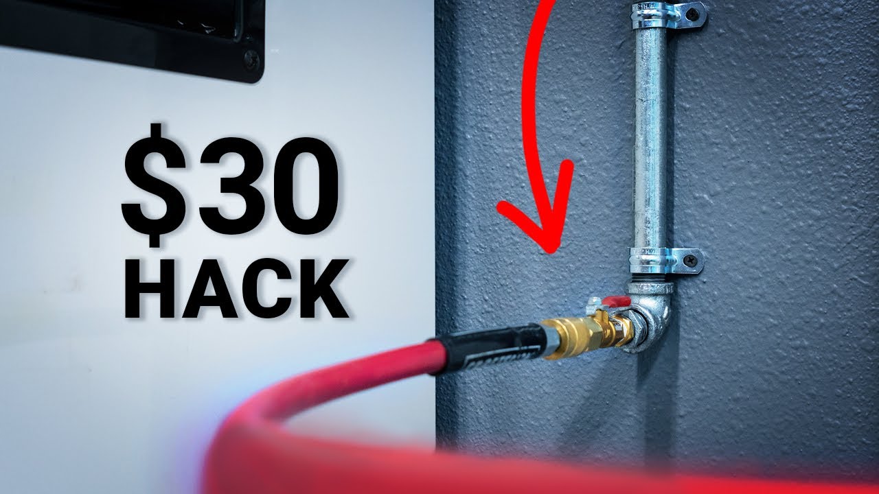 Silent Air Compressor Hack - Getting Air to A Different Room