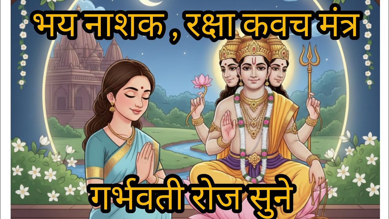 गर्भवती के लिए भयनाशक , रक्षाकवच मंत्र, गर्भ संस्कार मंत्र।भयनाशक मंत्र।रक्षा कवच।दत्त मंत्र।