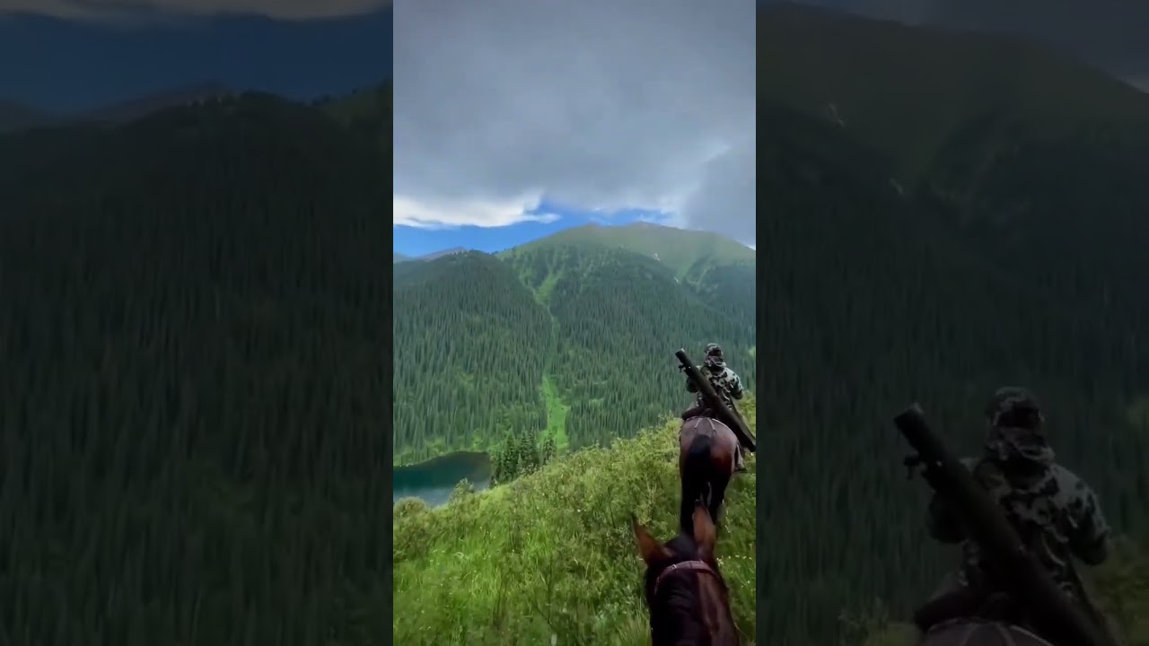 Horse Riding on Hills, Kazakhstan 🇰🇿