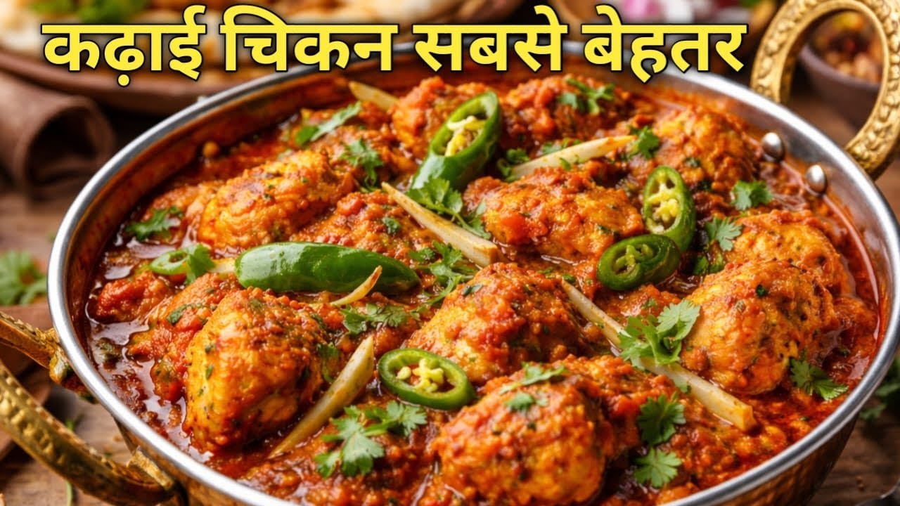 “Market jaisa spicy aur masaledaar Kadhai Chicken ghar par kaise banaye?Aaj secret masala bataunga!”